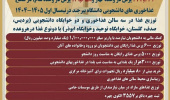 توزیع بیش از ۴۷۱ هزار پرس غذا در غذاخوریهای دانشجویی دانشگاه بیرجند در نیمسال اول ۱۴۰۵–۱۴۰۴